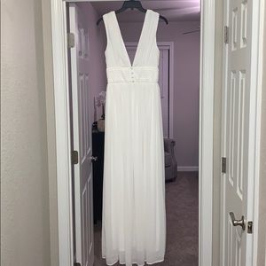 Impressions white maxi dress